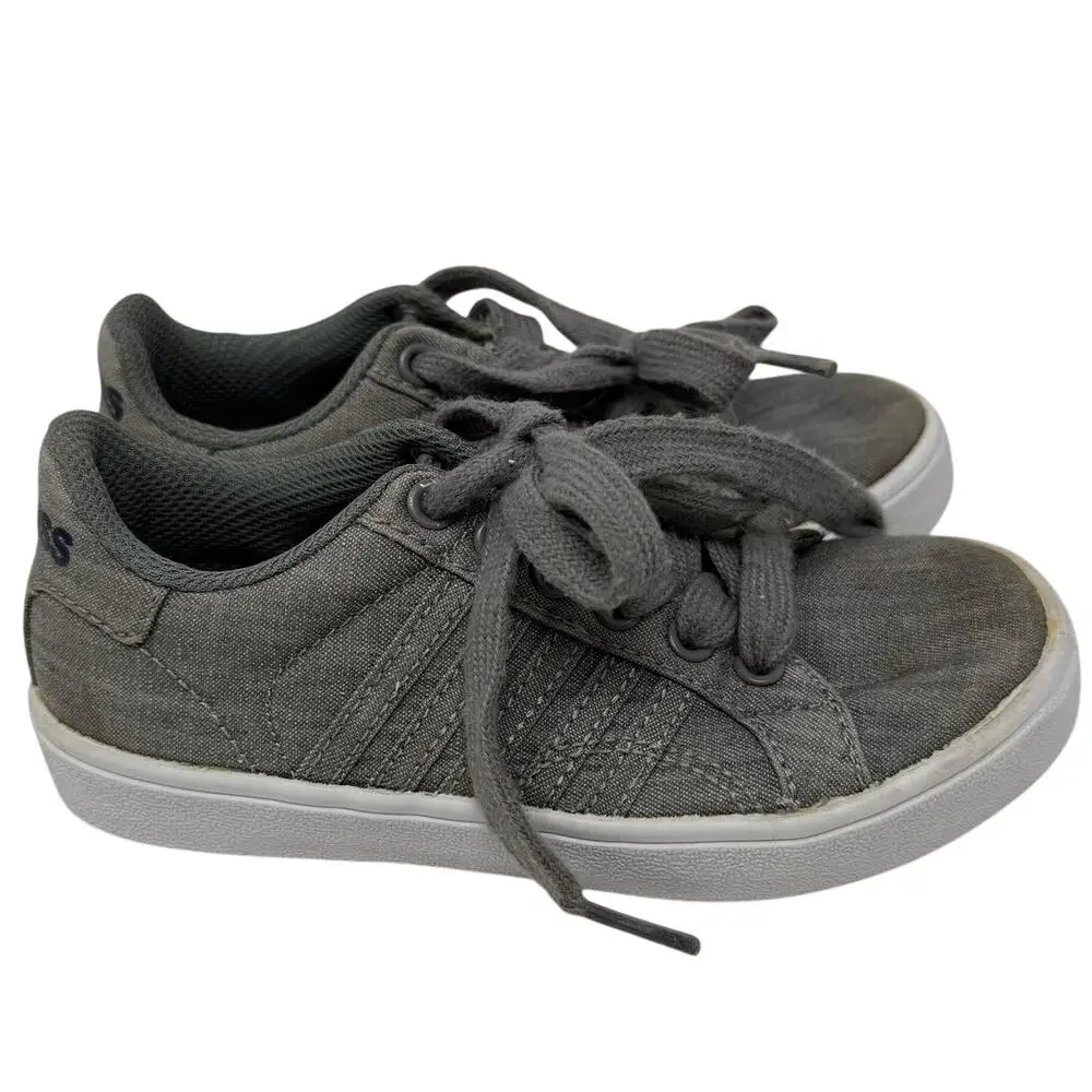 K-Swiss Toddler 10.5 Grey Classic Denim Sneakers Casual Low Top Shoes